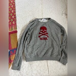 Soul Cycle Gray Crewneck Sweatshirt